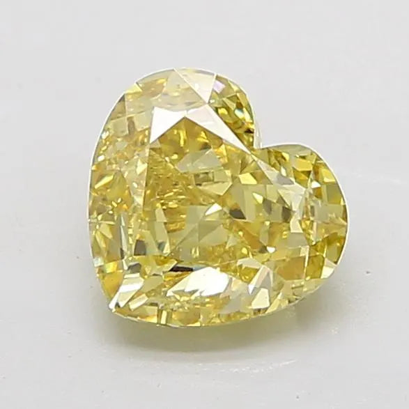 2.72ct Heart Lab Grown Diamond (Colour Fancy Intense Yellow, Clarity VVS2, IGI Certified)