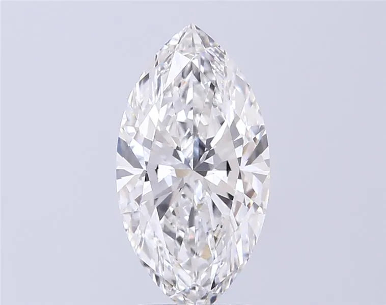 2.72ct Marquise Lab Grown Diamond (Colour D, Clarity VVS2, IGI Certified)