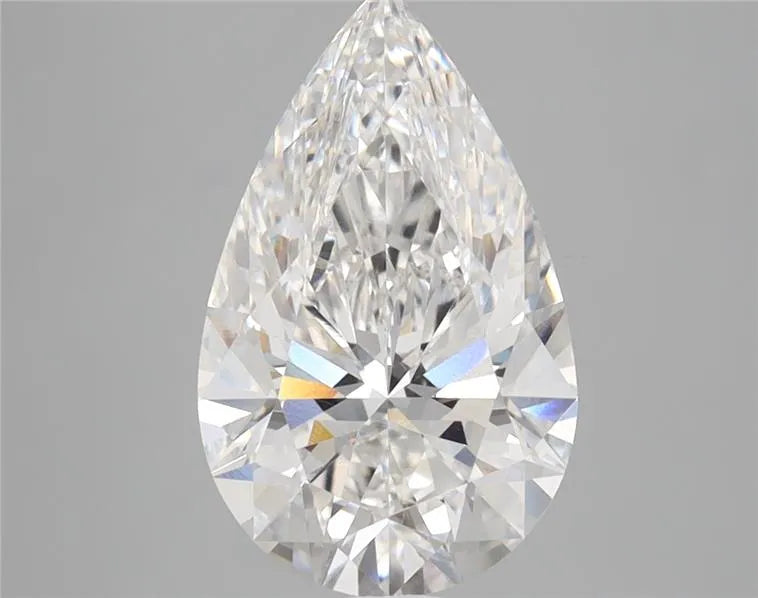 2.72ct Pear Lab Grown Diamond (Colour D, Clarity VVS2, IGI Certified)