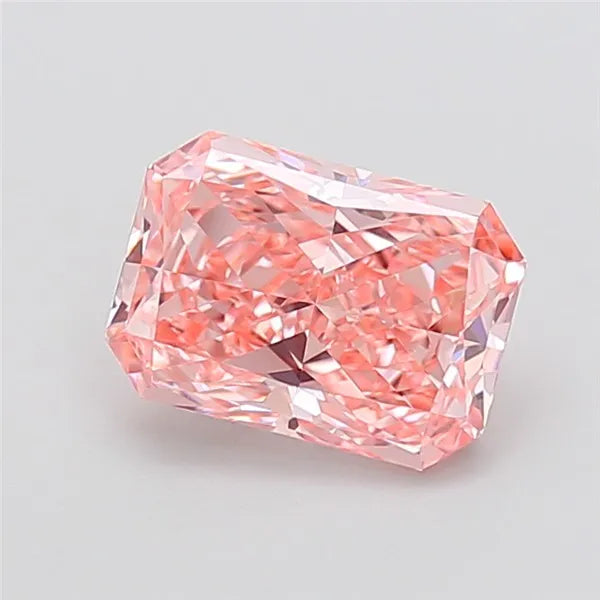 2.74ct Radiant Lab Grown Diamond (Colour Fancy Vivid Pink, Clarity IF, IGI Certified)
