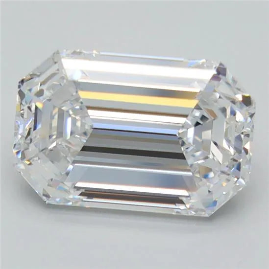 2.75ct Emerald Lab Grown Diamond (Colour D, Clarity IF, GIA Certified)