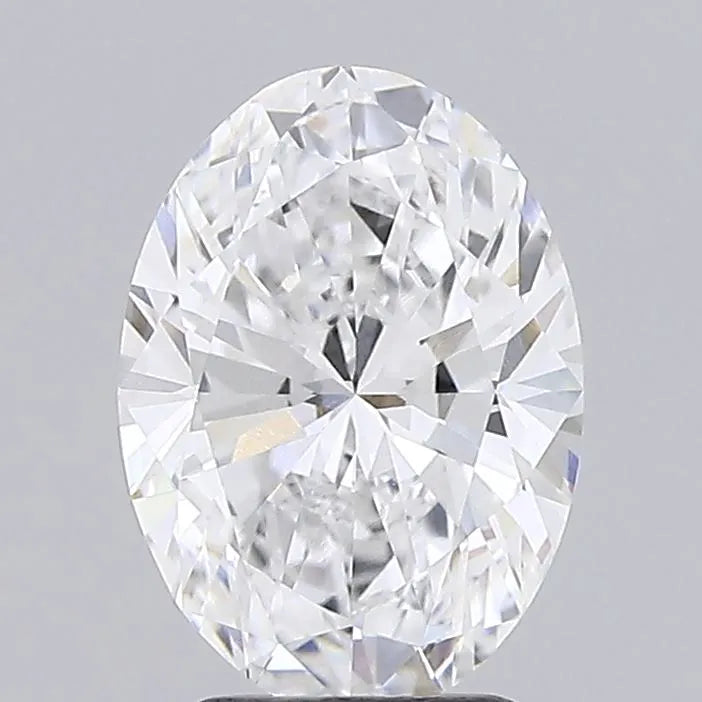 2.75ct Oval Lab Grown Diamond (Colour D, Clarity VVS1, IGI Certified)