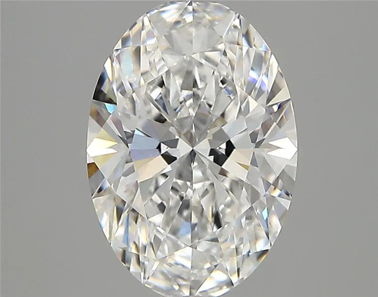 2.75ct Oval Lab Grown Diamond (Colour D, Clarity VVS2, IGI Certified)
