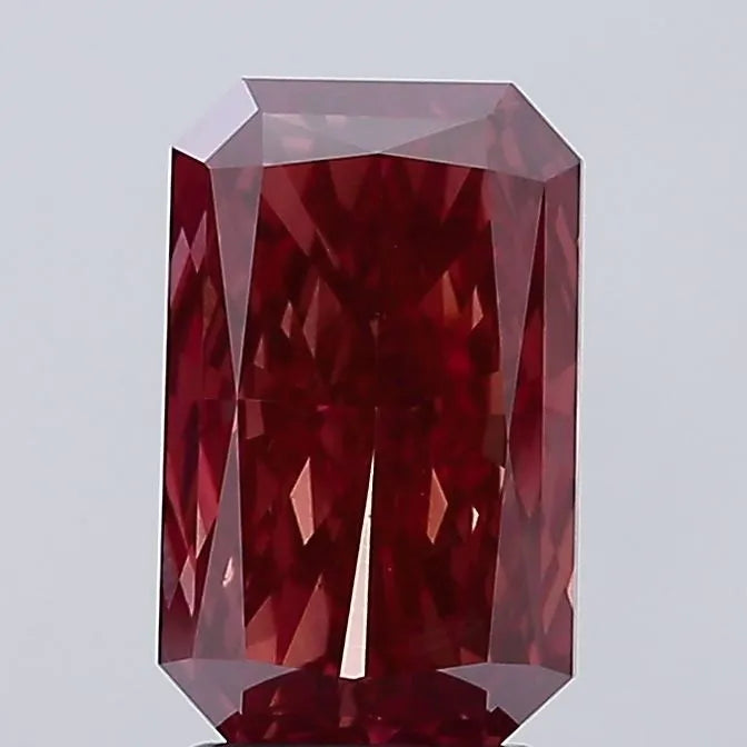 2.75ct Radiant Lab Grown Diamond (Colour Fancy Deep Brown Pink, Clarity VS1, IGI Certified)