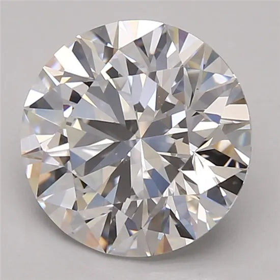 2.75ct Round Lab Grown Diamond (Colour D, Clarity VVS1, Cut EX, GCAL Certified)