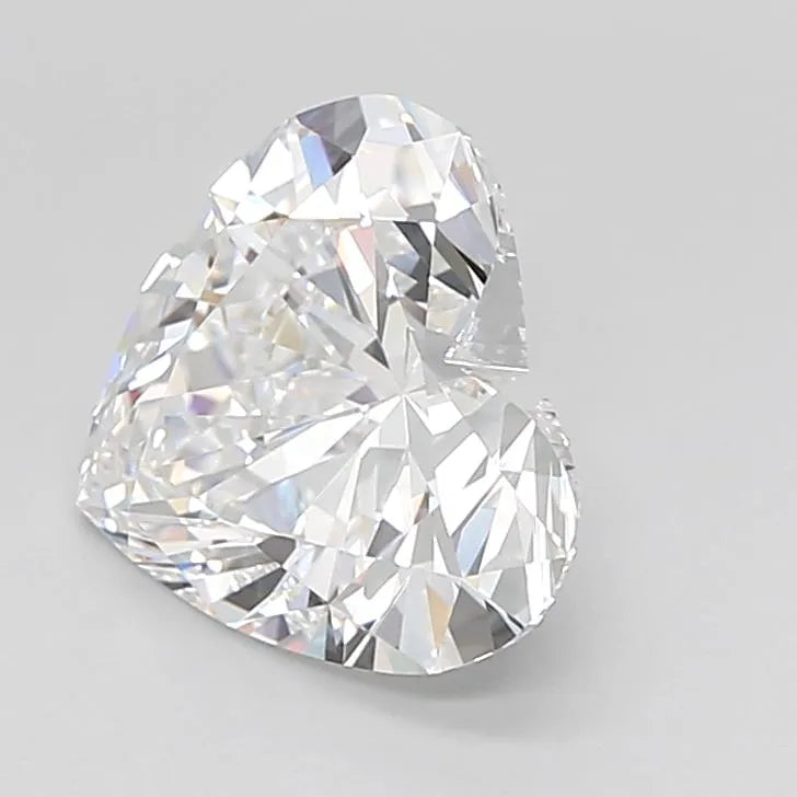2.76ct Heart Lab Grown Diamond (Colour D, Clarity IF, Cut EX, IGI Certified)