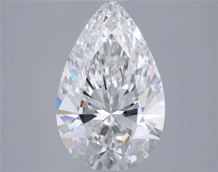 2.76ct Pear Lab Grown Diamond (Colour E, Clarity VVS2, IGI Certified)