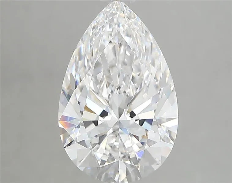 2.77ct Pear Lab Grown Diamond (Colour D, Clarity VVS2, IGI Certified)