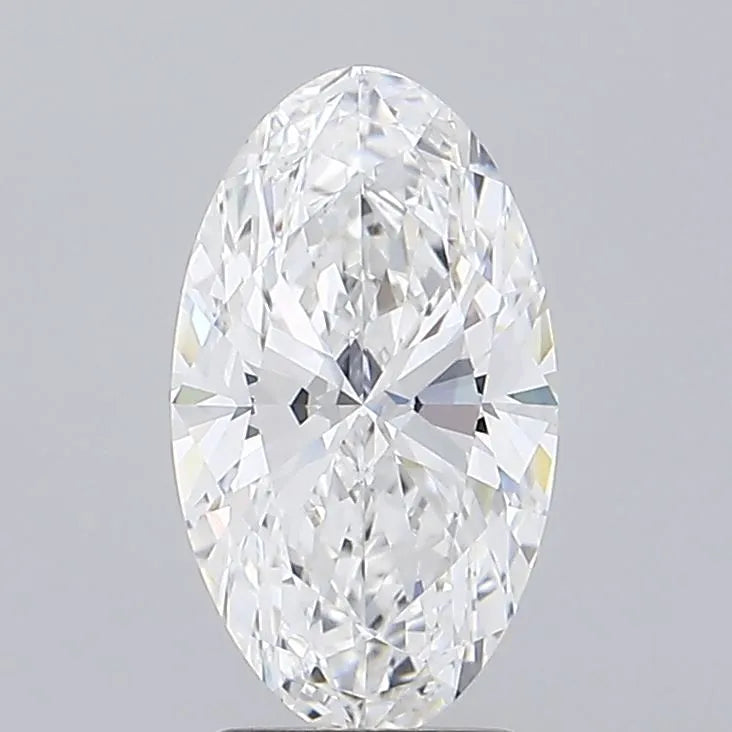 2.78ct Oval Lab Grown Diamond (Colour E, Clarity IF, IGI Certified)