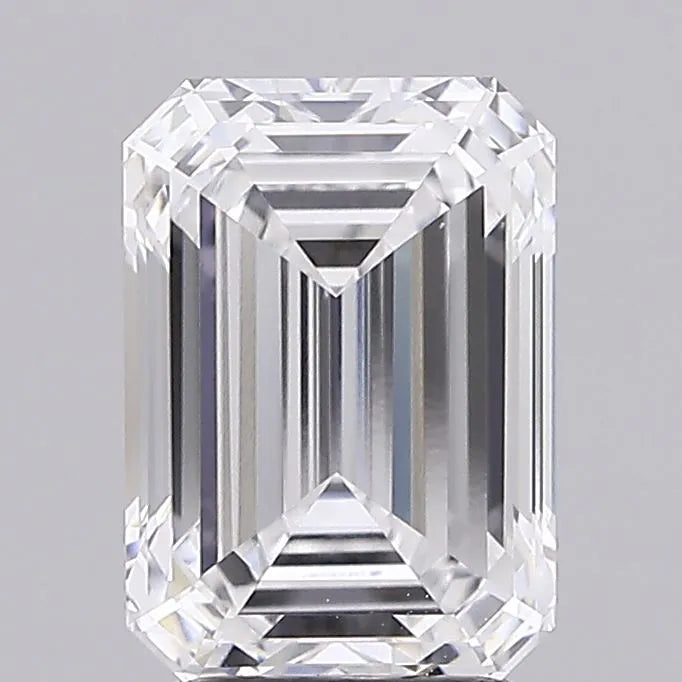 2.81ct Emerald Lab Grown Diamond (Colour D, Clarity VVS2, IGI Certified)