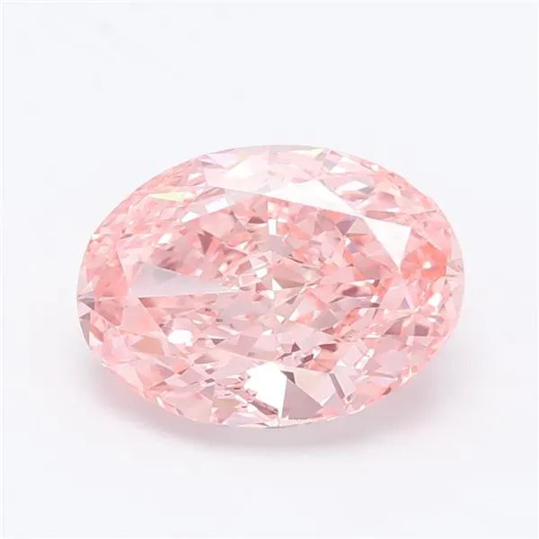 2.81ct Oval Lab Grown Diamond (Colour Fancy Vivid Pink, Clarity VS1, IGI Certified)