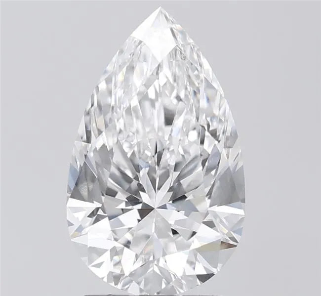 2.81ct Pear Lab Grown Diamond (Colour E, Clarity VVS2, IGI Certified)