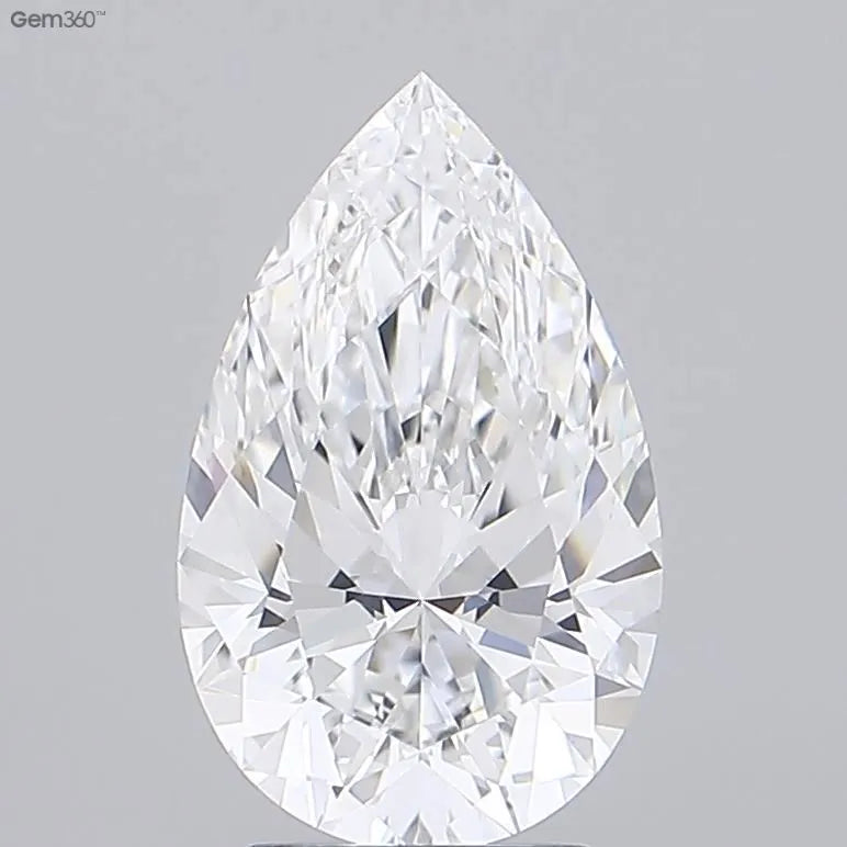 2.81ct Pear Lab Grown Diamond (Colour E, Clarity VVS2, IGI Certified)