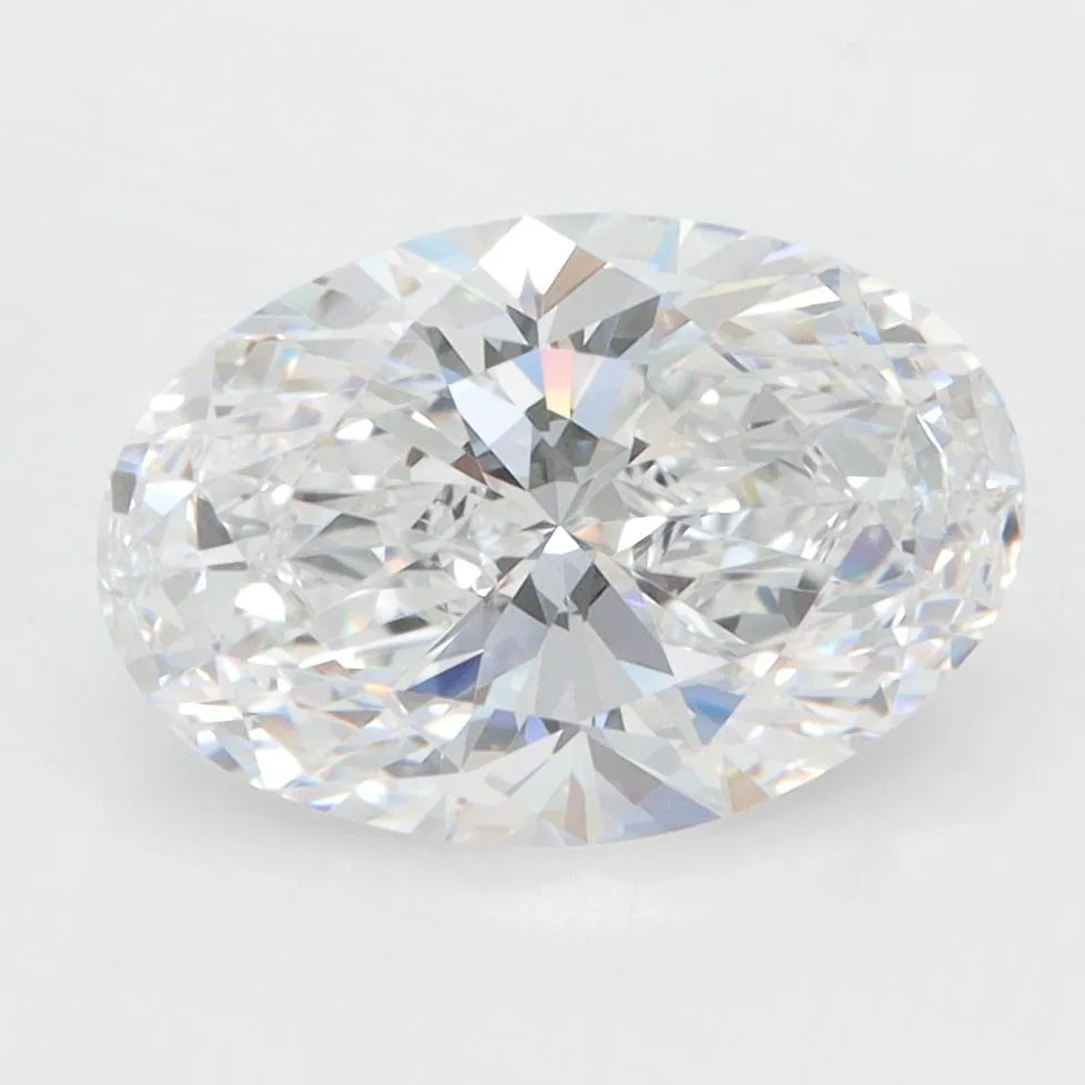 2.82ct Oval Lab Grown Diamond (Colour D, Clarity VVS1, GIA Certified)