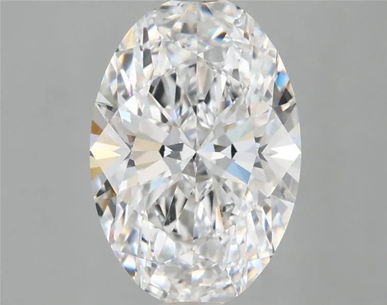 2.83ct Oval Lab Grown Diamond (Colour D, Clarity IF, IGI Certified)