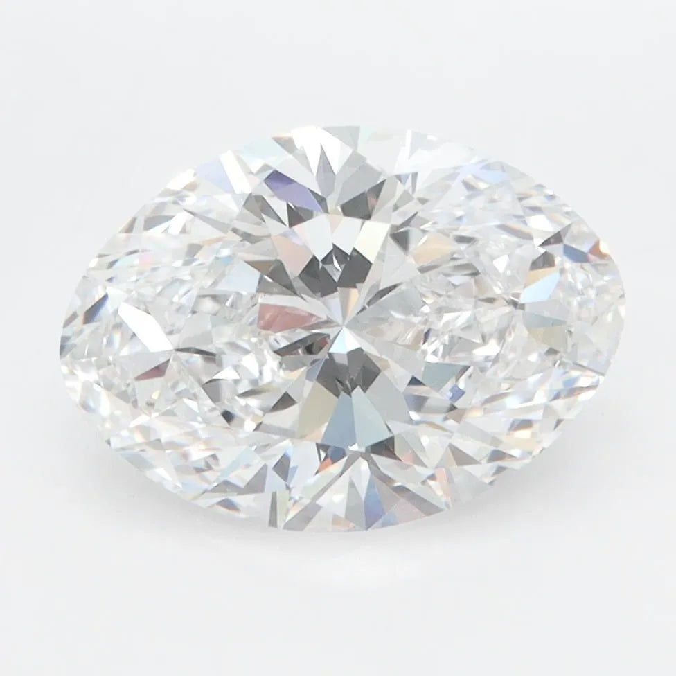 2.83ct Oval Lab Grown Diamond (Colour D, Clarity VVS1, IGI Certified)