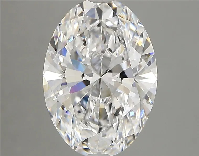 2.86ct Oval Lab Grown Diamond (Colour D, Clarity VVS2, IGI Certified)