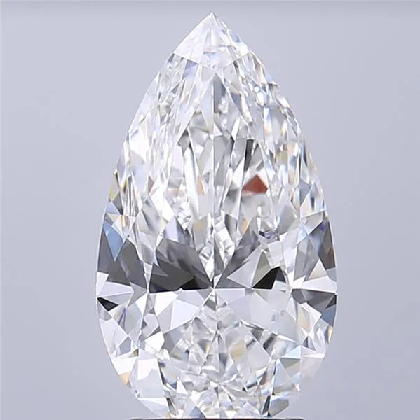 2.86ct Pear Lab Grown Diamond (Colour D, Clarity VVS1, IGI Certified)