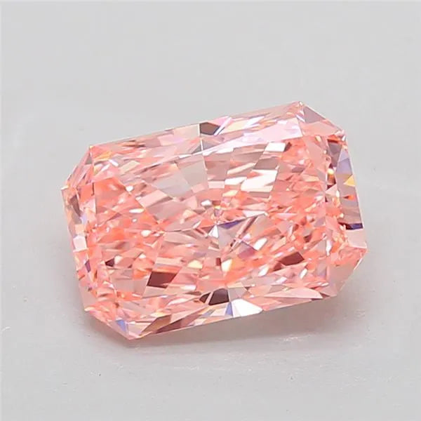 2.89ct Radiant Lab Grown Diamond (Colour Fancy Vivid Pink, Clarity VS1, IGI Certified)