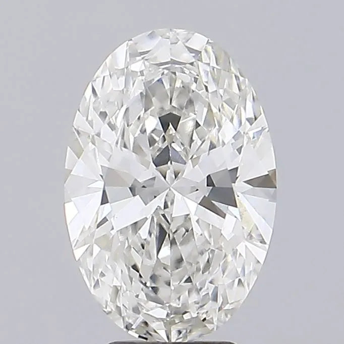 2.90ct Oval Lab Grown Diamond (Colour G, Clarity VVS2, IGI Certified)