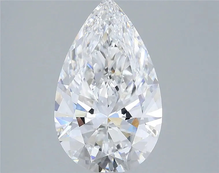 2.90ct Pear Lab Grown Diamond (Colour E, Clarity VVS2, IGI Certified)
