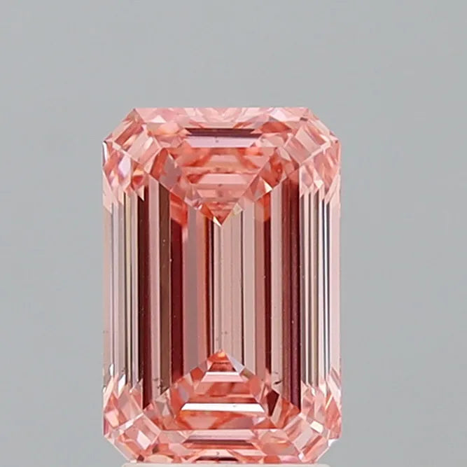 2.91ct Emerald Lab Grown Diamond (Colour Fancy Intense Pink, Clarity VS2, IGI Certified)