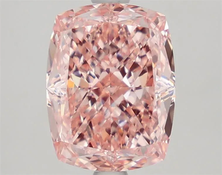 2.92ct Cushion modified Lab Grown Diamond (Colour Fancy Intense Pink, Clarity VVS2, IGI Certified)