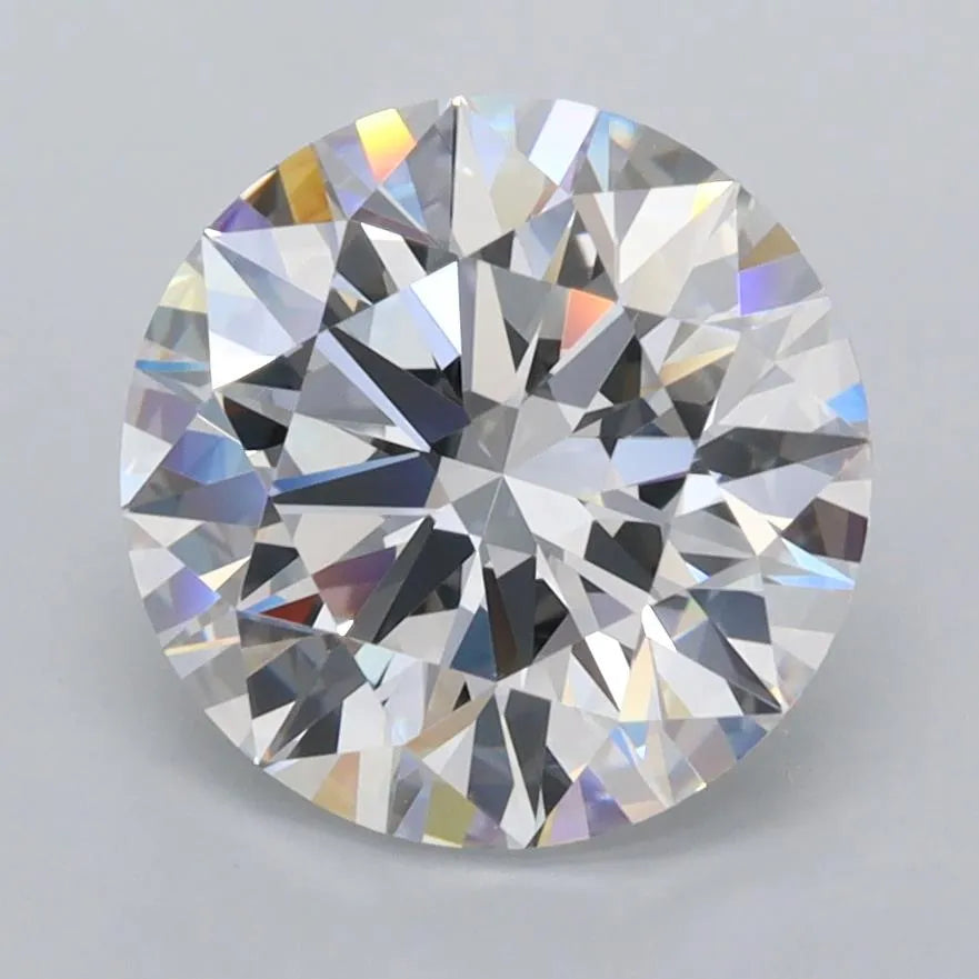 2.93ct Round Lab Grown Diamond (Colour D, Clarity FL, Cut ID, IGI Certified)