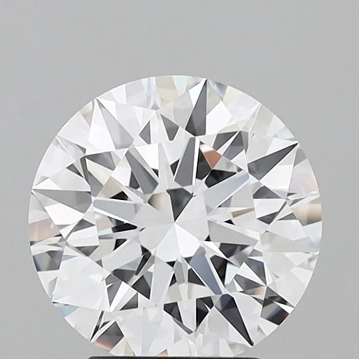 2.94ct Round Lab Grown Diamond (Colour D, Clarity VVS1, Cut ID, IGI Certified)