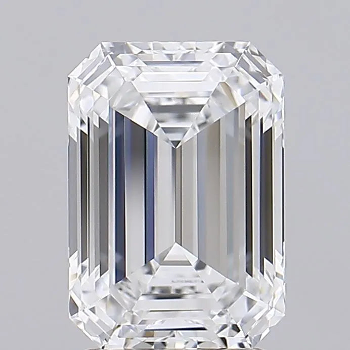 2.95ct Emerald Lab Grown Diamond (Colour D, Clarity IF, IGI Certified)