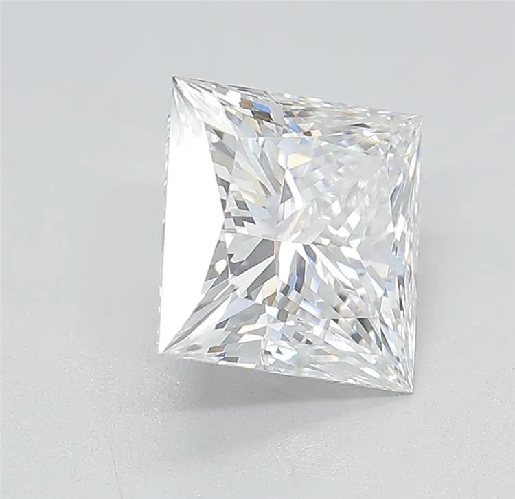 2.95ct Princess Lab Grown Diamond (Colour D, Clarity VVS1, Cut EX, IGI Certified)