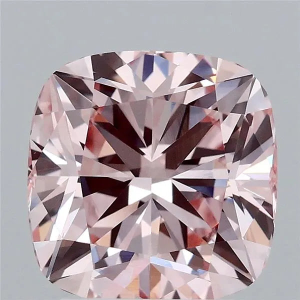 2.96ct Cushion modified Lab Grown Diamond (Colour Fancy Intense Pink, Clarity VVS2, IGI Certified)