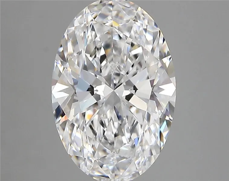 2.96ct Oval Lab Grown Diamond (Colour D, Clarity FL, IGI Certified)