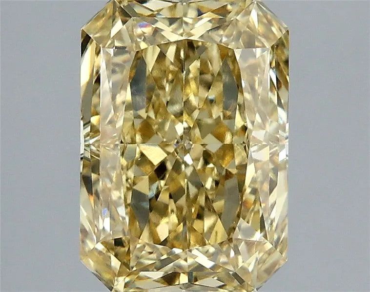 2.96ct Radiant Lab Grown Diamond (Colour Fancy Intense Yellow, Clarity VS1, IGI Certified)