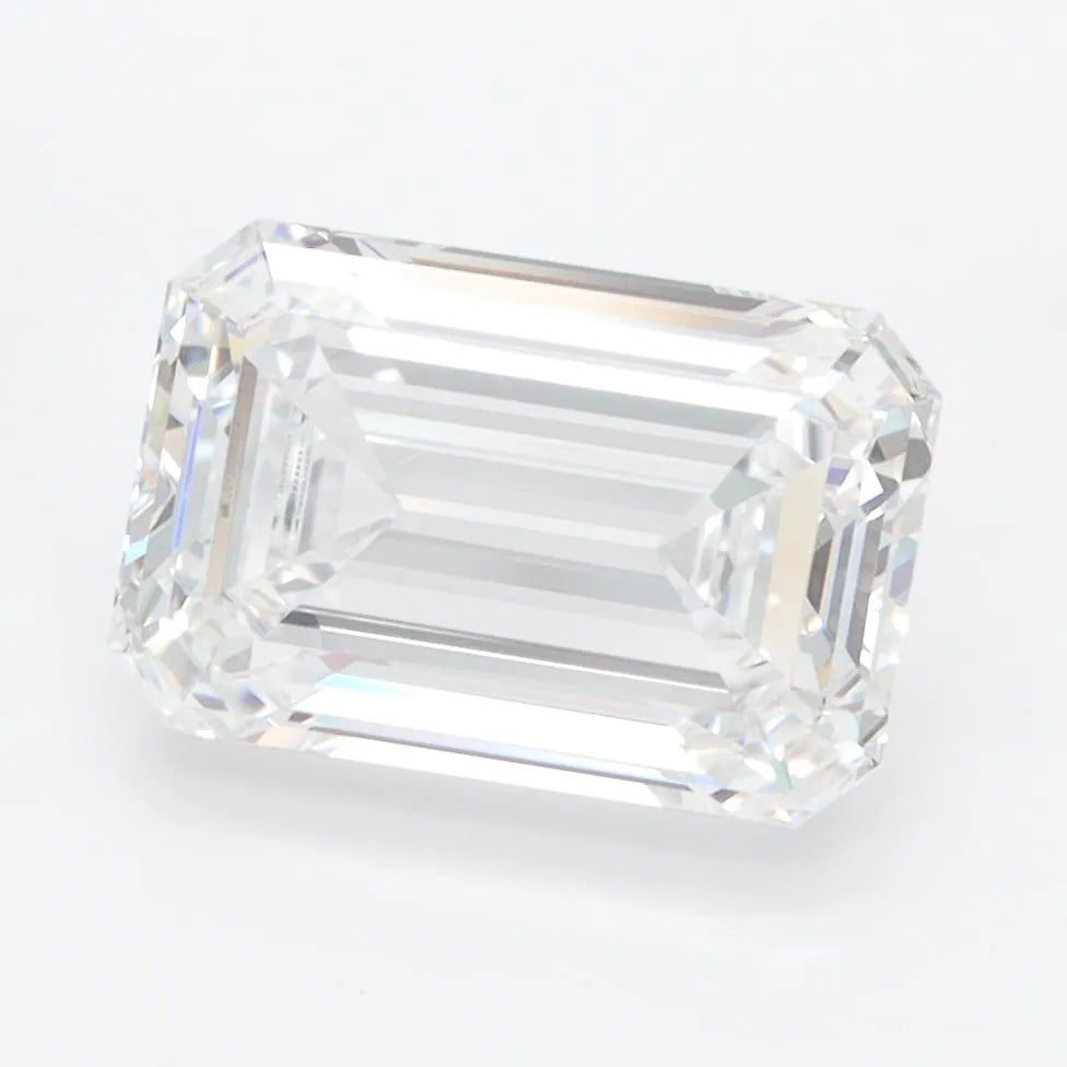 2.97ct Emerald Lab Grown Diamond (Colour D, Clarity VVS1, IGI Certified)