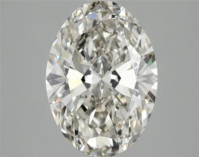 2.97ct Oval Lab Grown Diamond (Colour H, Clarity VVS2, IGI Certified)