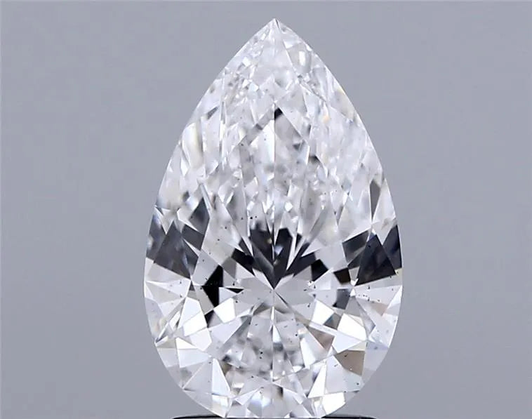 2.04ct Pear Lab Grown Diamond (Colour D, Clarity SI1, IGI Certified)