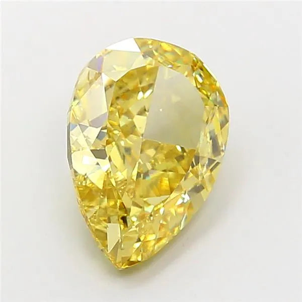 5.35ct Pear Lab Grown Diamond (Colour Fancy Intense Yellow, Clarity VS1, IGI Certified)