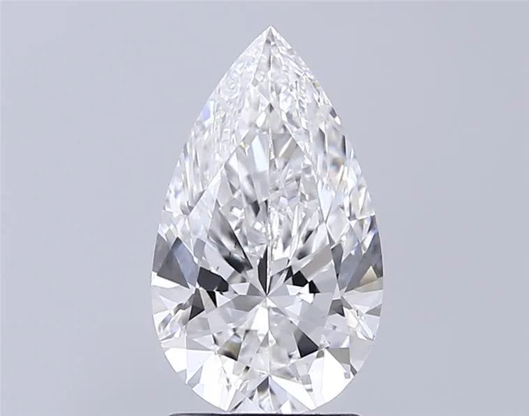 2.50ct Pear Lab Grown Diamond (Colour F, Clarity VS1, IGI Certified)