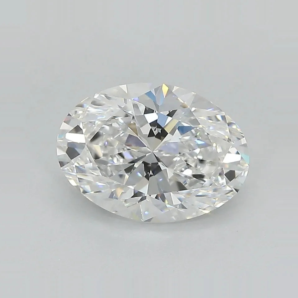 2.27ct Oval Lab Grown Diamond (Colour D, Clarity VVS2, IGI Certified)