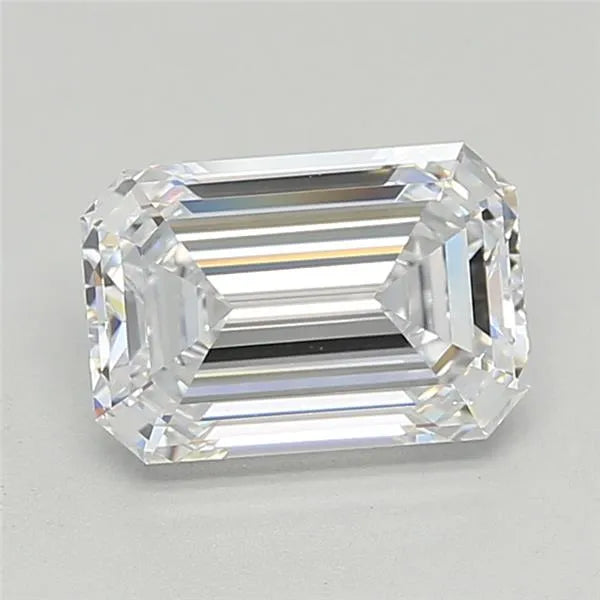 3.02ct Emerald Lab Grown Diamond (Colour E, Clarity IF, IGI Certified)