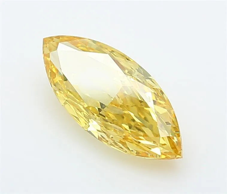 1.36ct Marquise Lab Grown Diamond (Colour Fancy Vivid Yellow, Clarity VVS1, IGI Certified)