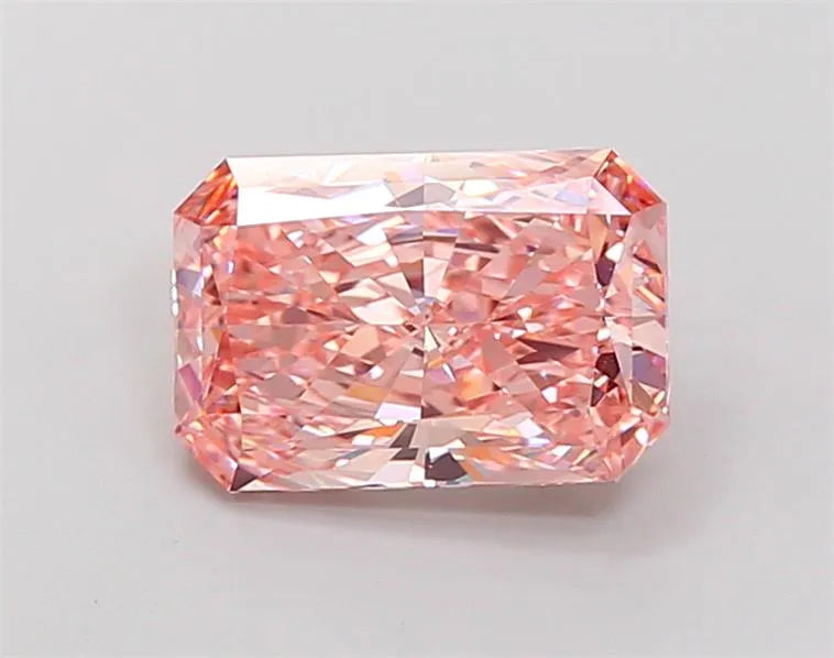 3.08ct Radiant Lab Grown Diamond (Colour Fancy Vivid Pink, Clarity VS1, IGI Certified)