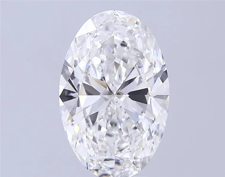 4.02ct Oval Lab Grown Diamond (Colour D, Clarity VVS2, IGI Certified)