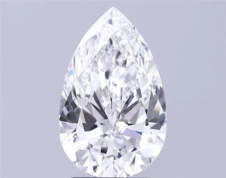 2.52ct Pear Lab Grown Diamond (Colour D, Clarity VVS1, IGI Certified)