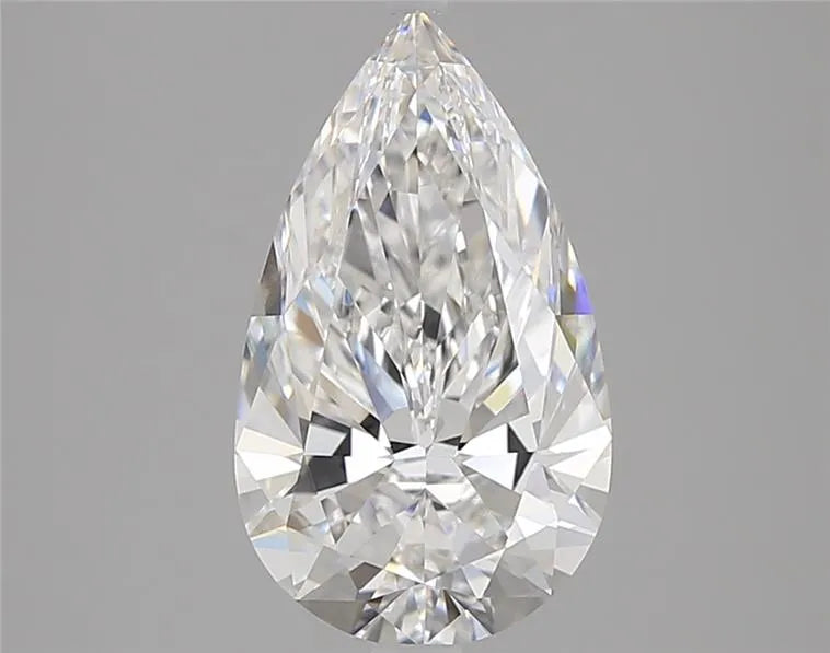 3.04ct Pear Lab Grown Diamond (Colour D, Clarity VVS1, IGI Certified)