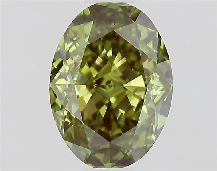 1.02ct Oval Lab Grown Diamond (Colour Fancy Gray Green, Clarity VS1, IGI Certified)