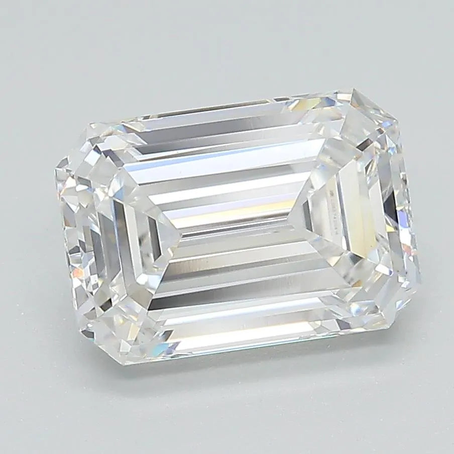 3.00ct Emerald Lab Grown Diamond (Colour F, Clarity VVS2, IGI Certified)