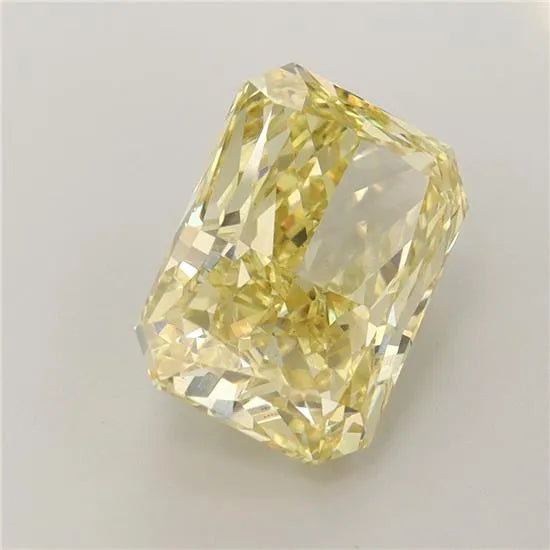 4.18ct Radiant Lab Grown Diamond (Colour Fancy Vivid Yellow, Clarity VS1, IGI Certified)