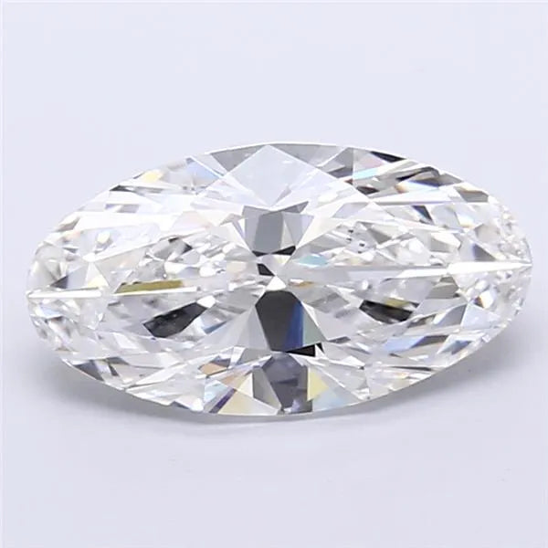 3.97ct Oval Lab Grown Diamond (Colour D, Clarity VVS2, IGI Certified)